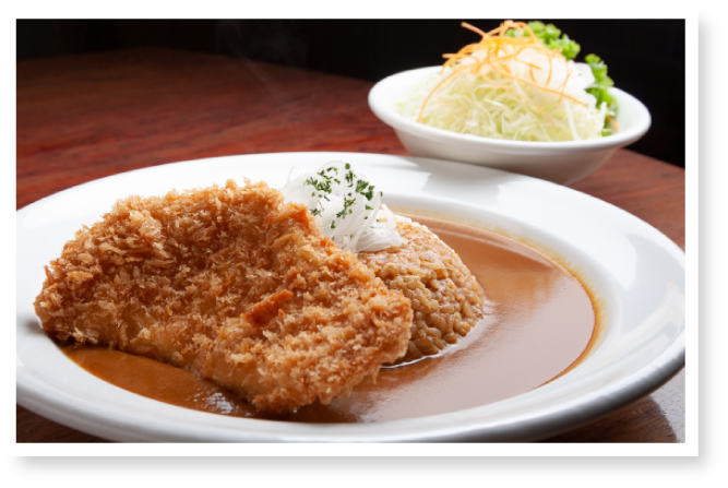 ポークカツカレー